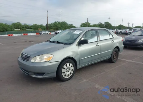 2004 Toyota Corolla Le из США, поврежденный, VIN 1NXBR32E64Z326954